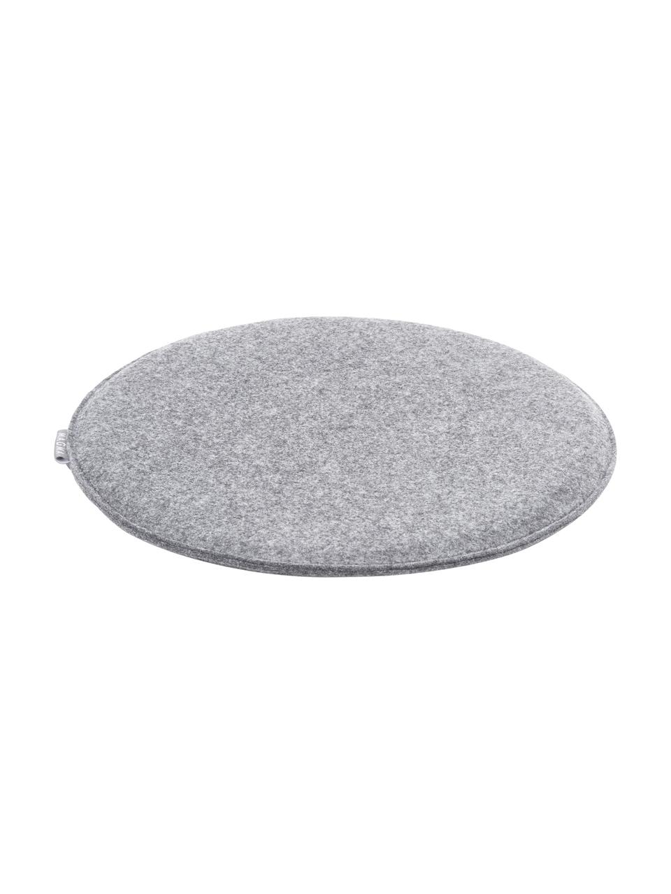 Cojines para sillas Avaro, 2 uds., Gris claro, Ø 35 x Al 1 cm