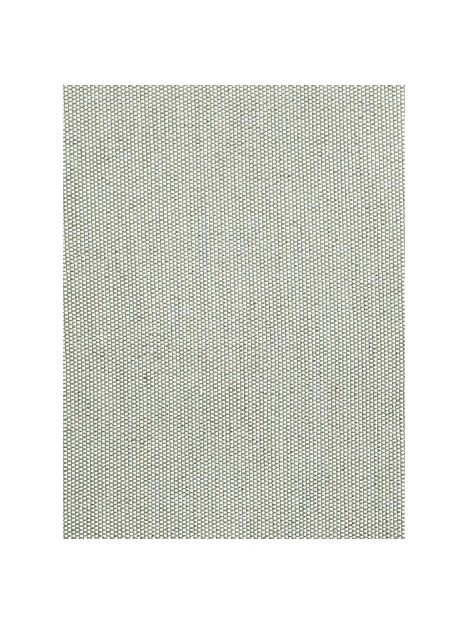 Copridivano Levante, 65% cotone, 35% poliestere, Verde grigio, Larg. 160 x Alt. 110 cm