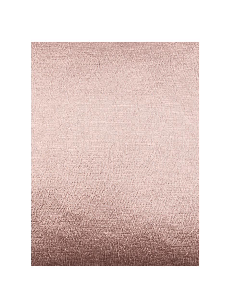 Glänzende Kissenhülle Nilay in Rosa, 56% Baumwolle, 44% Polyester, Rosa, 50 x 50 cm