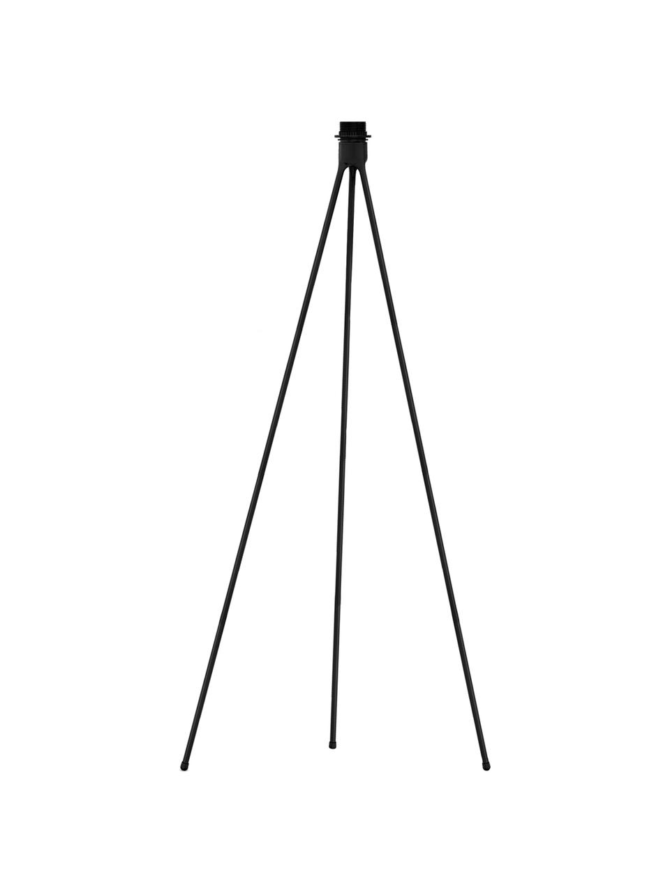 Lampvoet voor vloerlamp Tripod, Lampvoet: gecoat aluminium, Zwart, Ø 50 x H 109 cm