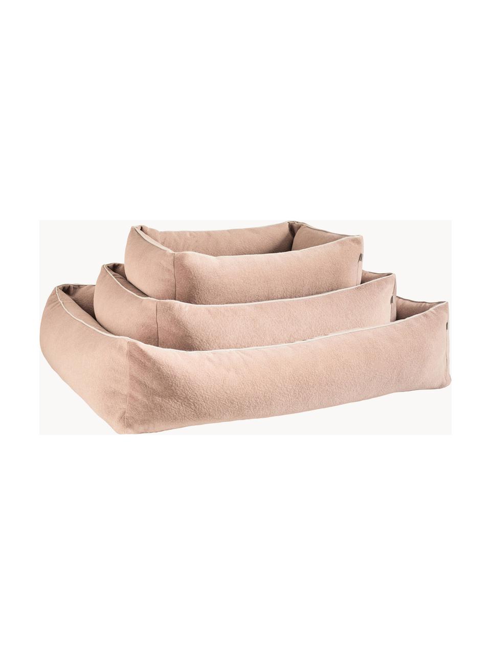 Samt-Hundebett Classic, in verschiedenen Größen, Bezug: Samt (100 % Polyester), Samt Peach, B 68 x T 55 cm