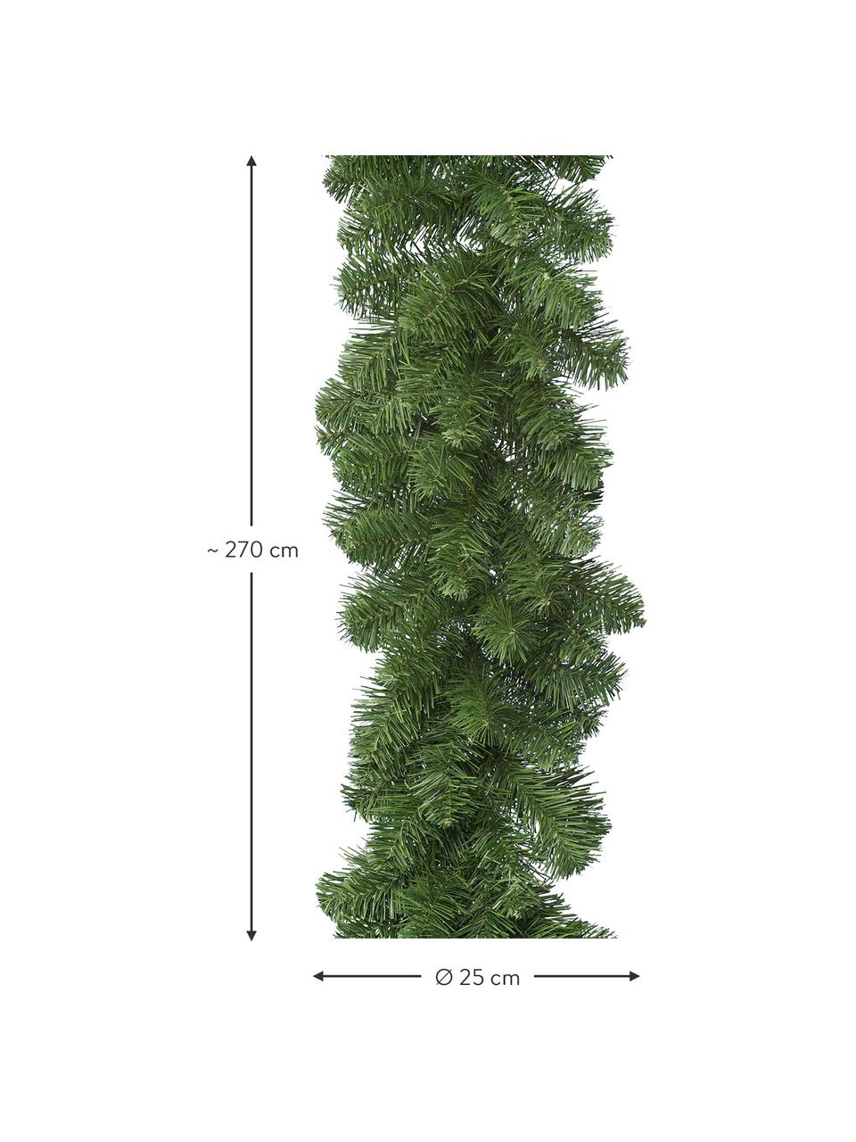 Girlanda Imperial, dł. 270 cm, Tworzywo sztuczne, Zielony, Ø 25 x D 270 cm