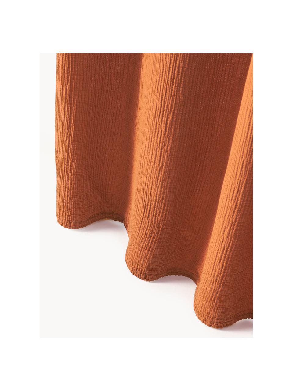 Rideaux en mousseline semi-transparents avec coulisses supérieures Malvina, 2 pièces, 100 % coton

Le matériau est certifié STANDARD 100 OEKO-TEX®, 6457CIT, CITEVE, Orange, larg. 130 x long. 260 cm