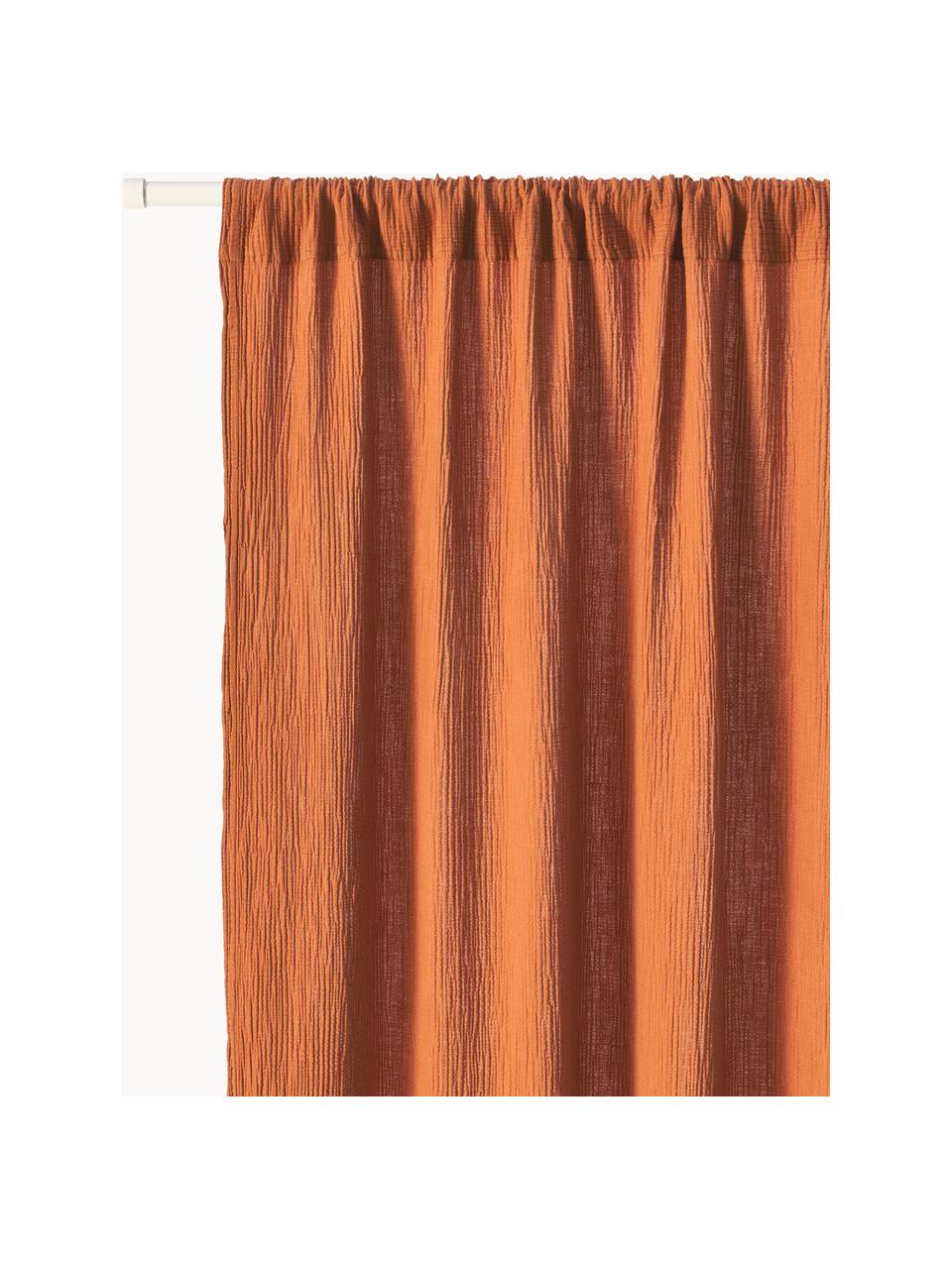 Cortinas semitransparente de muselina con dobladillo Malvina, 2 uds., 100% algodón

El material utilizado para este producto ha sido probado contra sustancias nocivas y está certificado según el STANDARD 100 por OEKO-TEX®, 6457CIT, CITEVE., Naranja, An 130 x L 260 cm