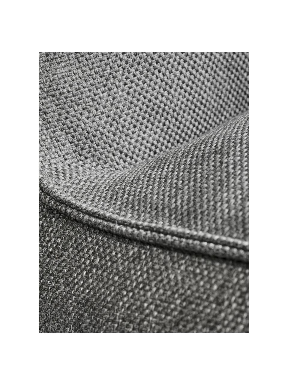 Chaise longue d'extérieur Grow, Tissu gris foncé, larg. 75 x prof. 145 cm