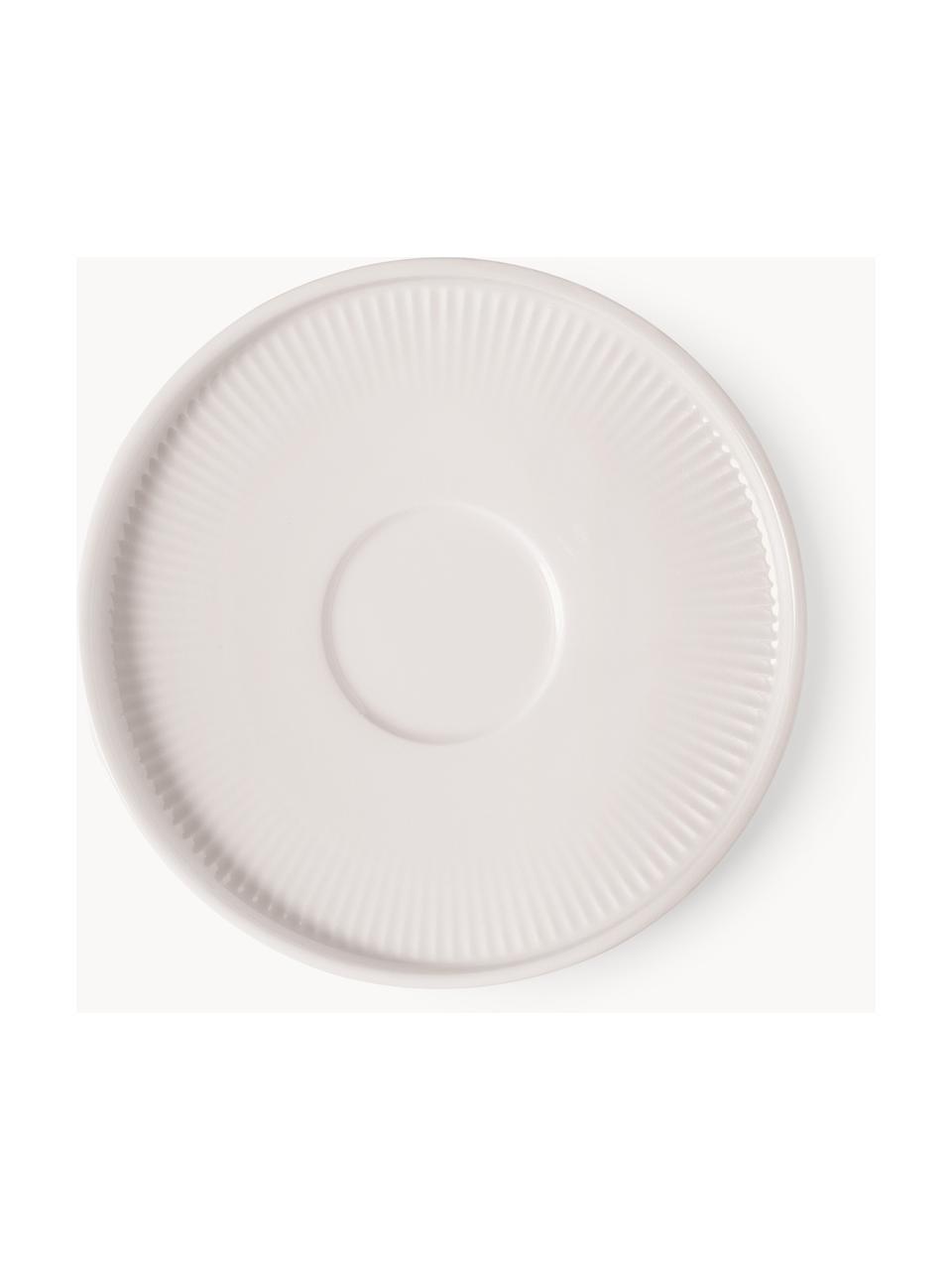 Sous-tasse en porcelaine Afina, Porcelaine Premium, Blanc, Ø 14 cm