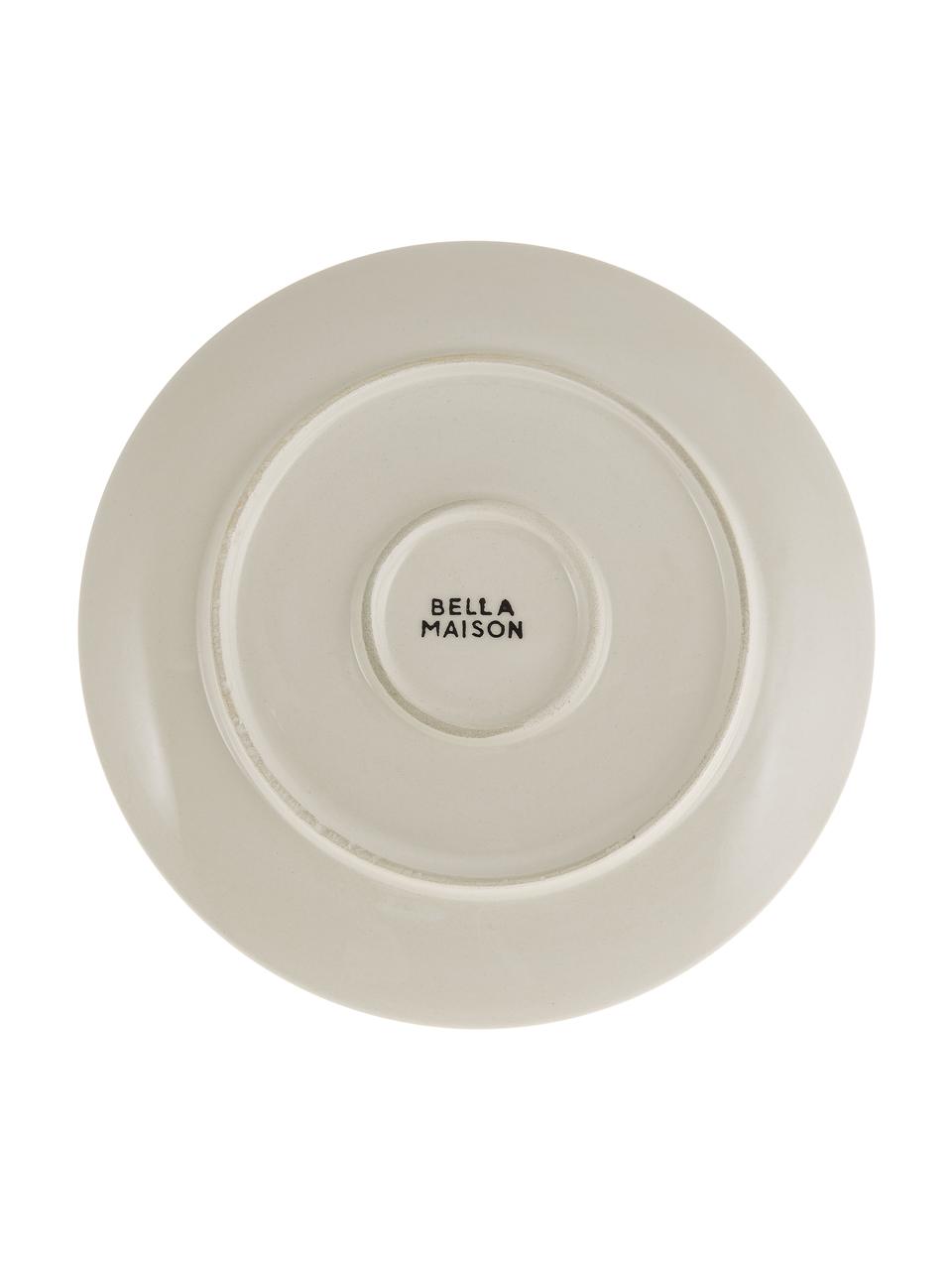 Assiette plate artisanale céramique Pure, 6 pièces, Céramique, Beige, blanc, Ø 26 cm