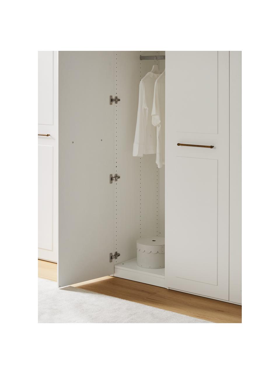 Modulární skříň s otočnými dveřmi Charlotte, šířka 250 cm, více variant, Bílá, Interiér Basic, výška 200 cm