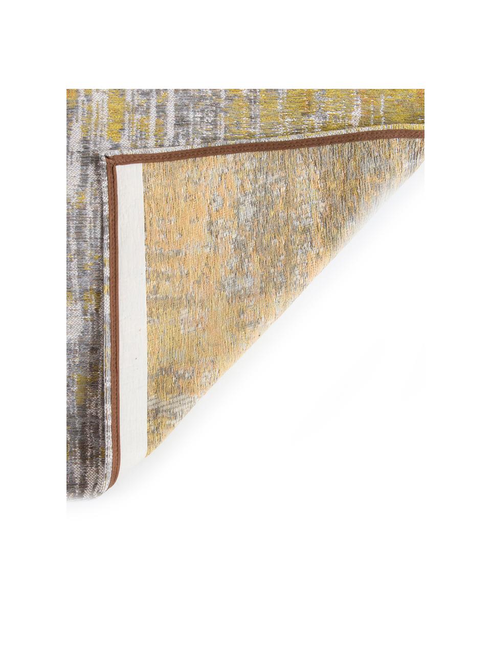 Tapis design Streaks, Jaune, gris, larg. 80 x long. 150 cm (taille XS)