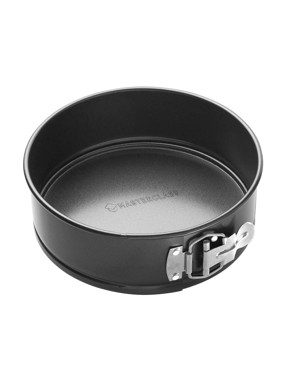 Moldes horno antiadherentes MasterClass, 2 uds., Acero al carbono con revestimiento antiadherente, Negro, Set de diferentes tamaños