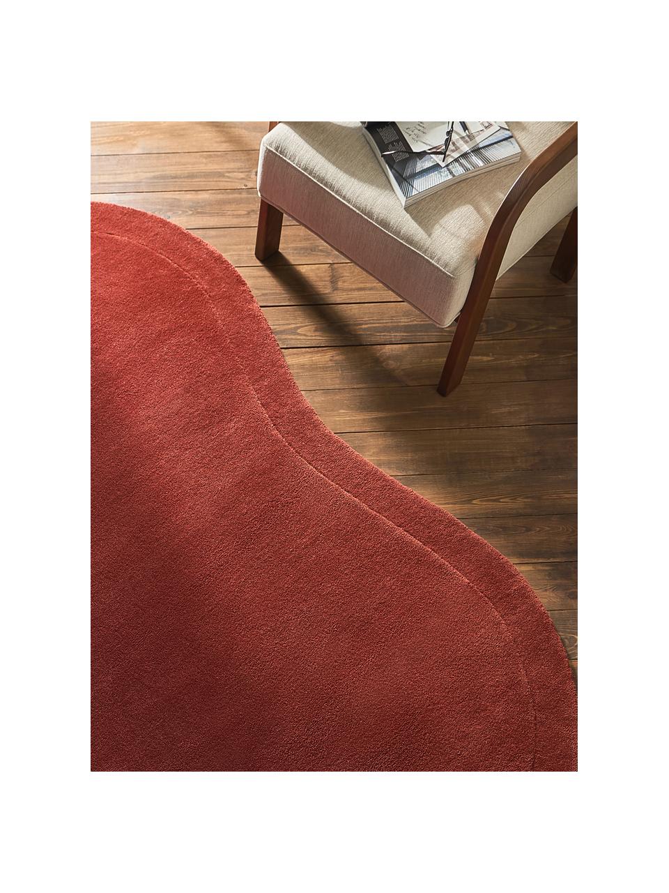 Ręcznie tuftowany dywan z wełny Kadey, Terakota, S 120 x D 180 cm (Rozmiar S)