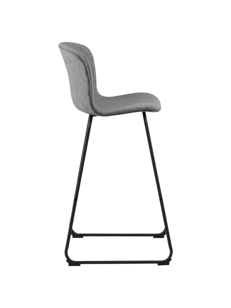 Barová stolička Story, 2 ks, Sivá, čierna, Š 50 x V 106 cm