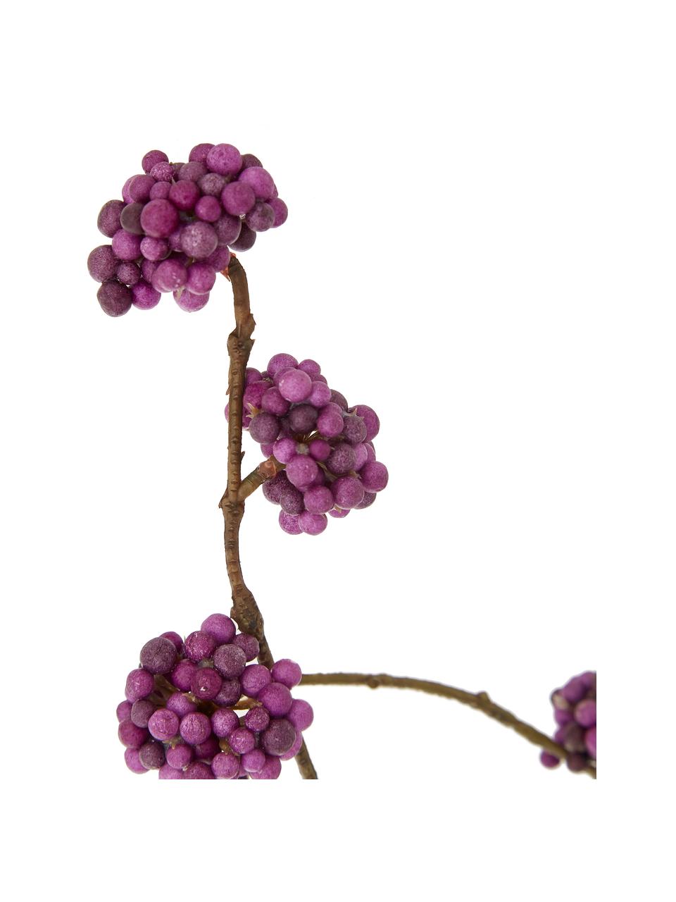 Fiore artificiale callicarpa Cecilia, Materiale sintetico, metallo, schiuma, Viola, verde, Larg. 15 x Lung. 94 cm