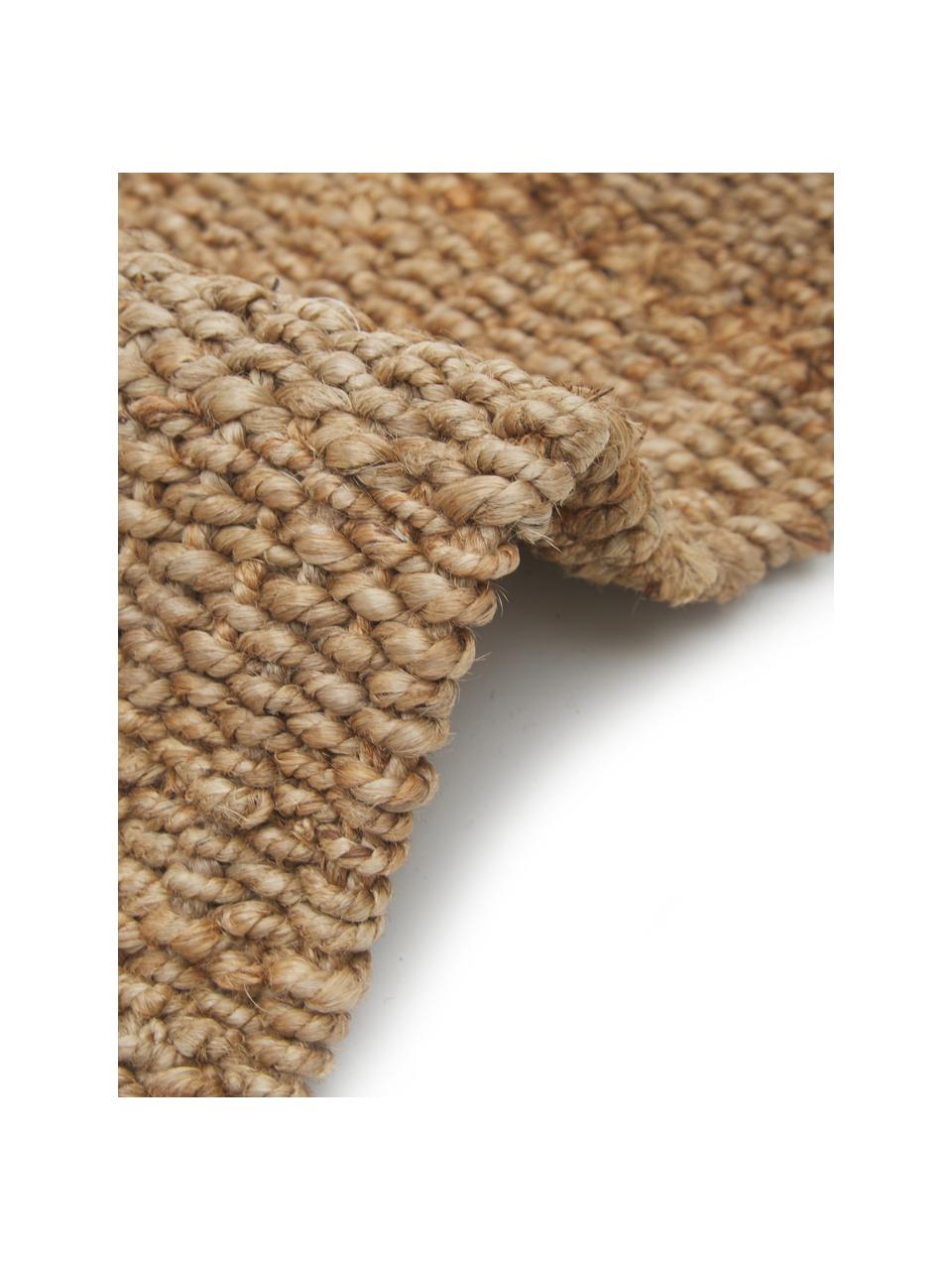 Paillasson jute artisanal Naturals, 100 % jute, Beige, larg. 45 x long. 75 cm