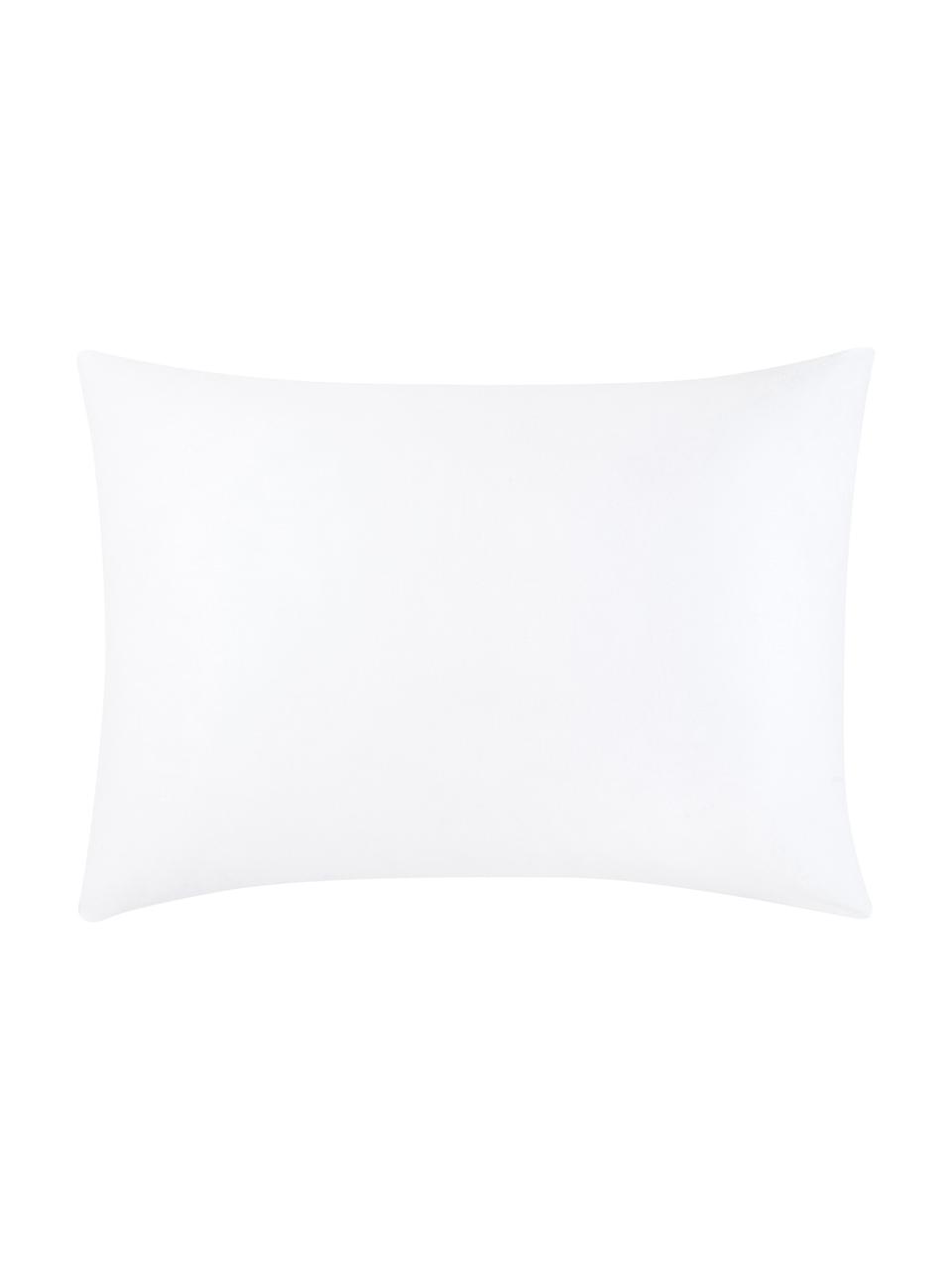 Taie d'oreiller 50x70 satin de coton Comfort, 2 pièces, Blanc, larg. 50 x long. 70 cm