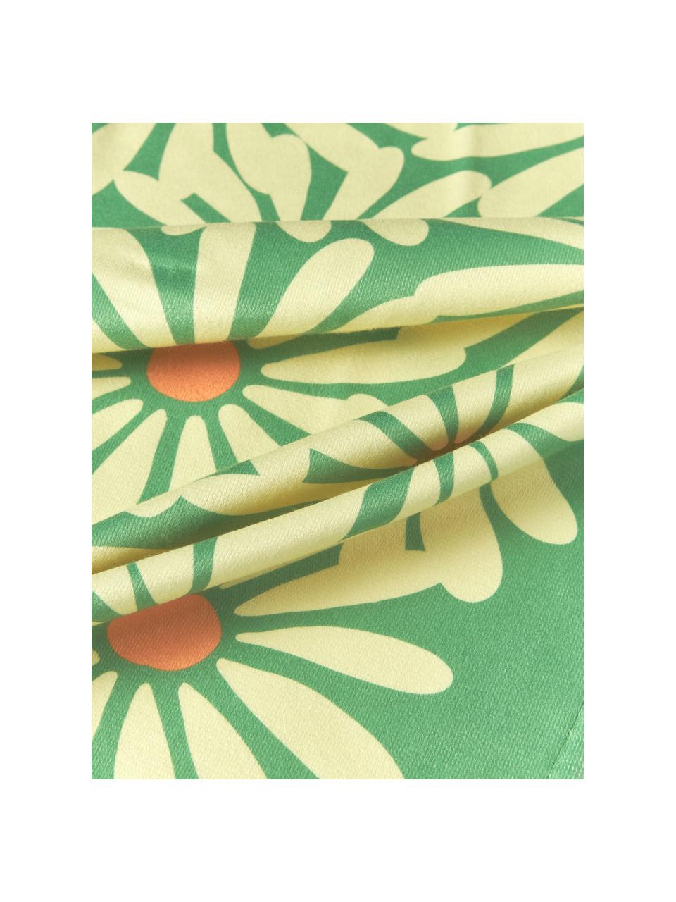 Strandtuch Abina mit Blumen-Muster, 45 % Baumwolle, 55 % Polyester

Das in diesem Produkt verwendete Material ist schadstoffgeprüft und zertifiziert nach STANDARD 100 by OEKO-TEX®, 2212298, CENTEXBEL., Grün, B 75 x L 160 cm