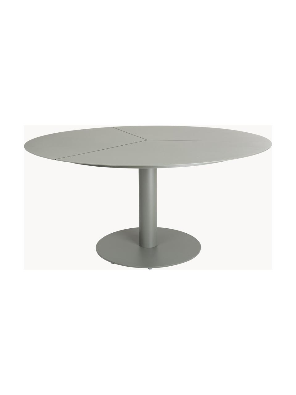 Table de jardin ronde Peace, Aluminium enduit, Vert sauge, Ø 150 cm