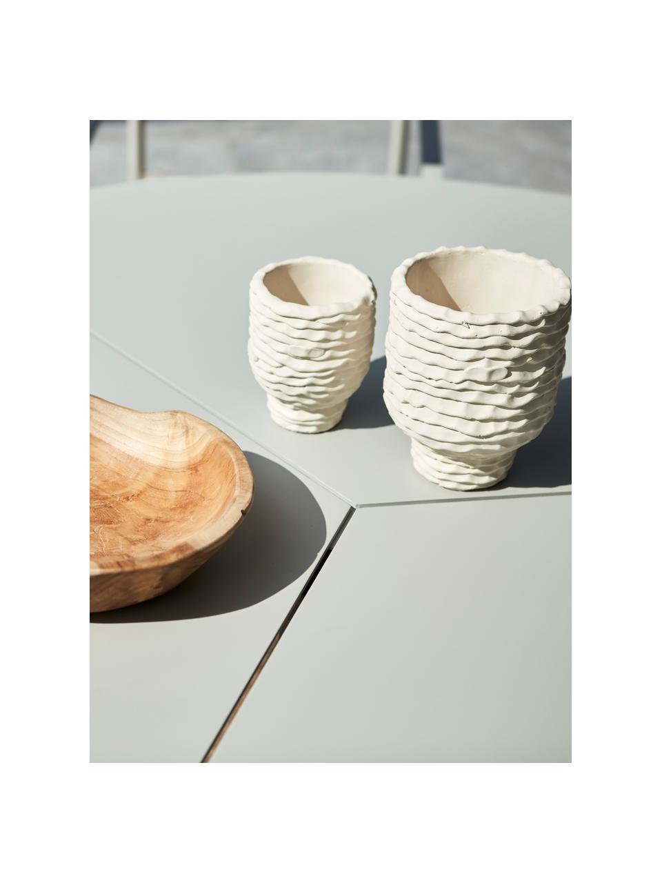 Okrúhly záhradný stôl Peace, Potiahnutý hliník, Šalviovozelená, Ø 150 cm