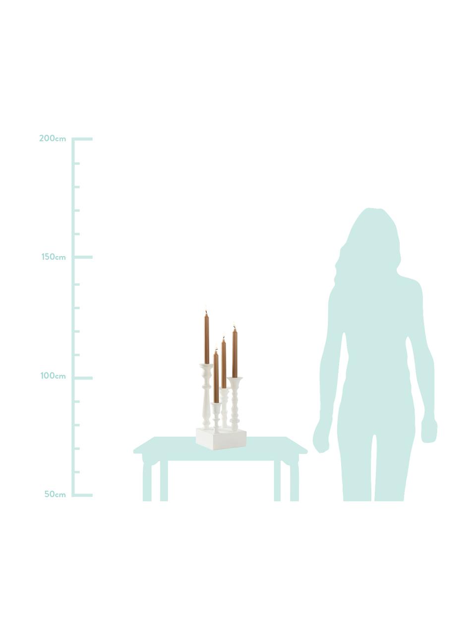 Candelabro Cluster, Plástico, Blanco, An 17 x Al 36 cm