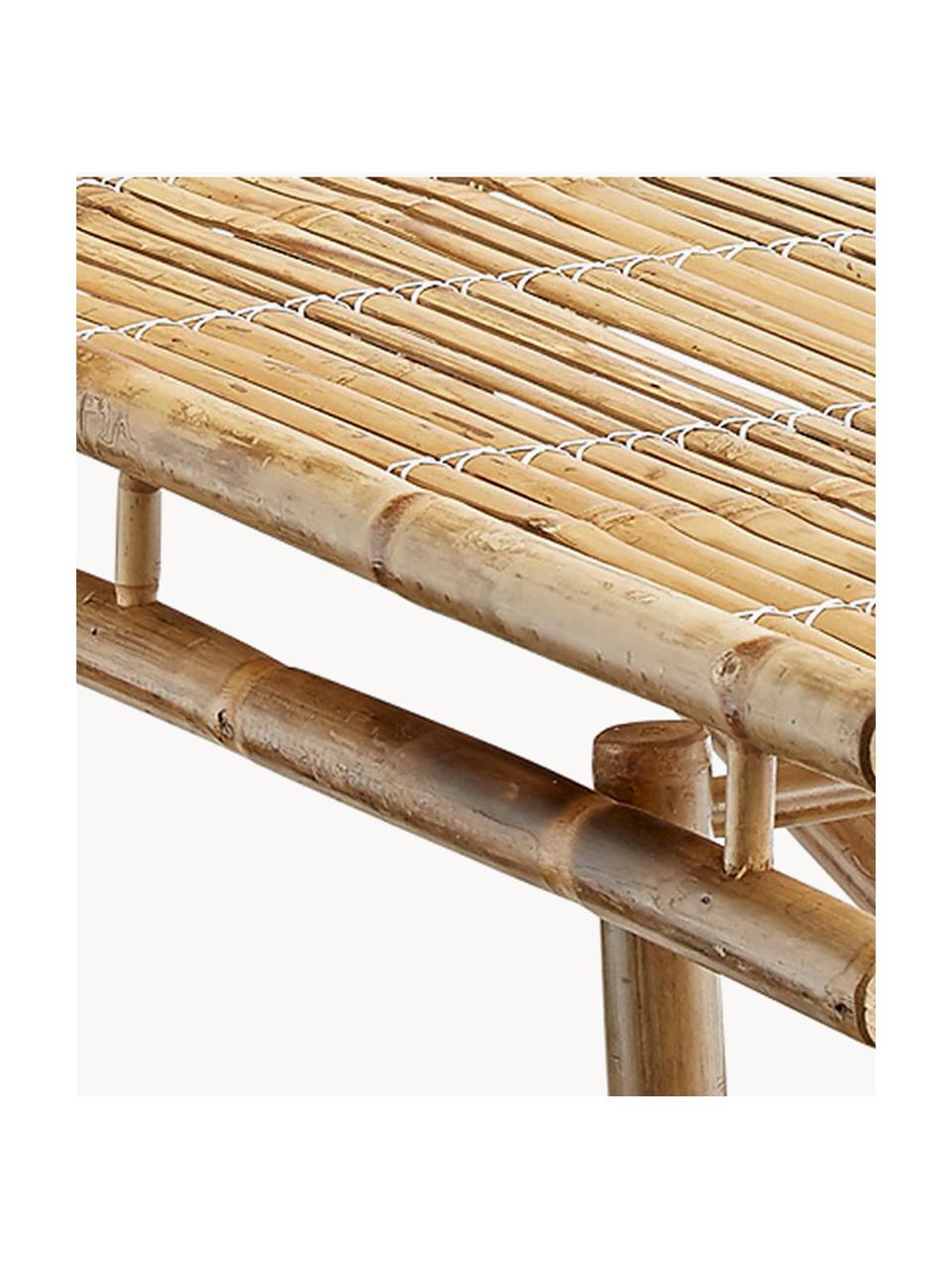 Leżak ogrodowy z drewna bambusowego Mandisa, Drewno bambusowe naturalne, Beżowy, S 200 x W 30 cm