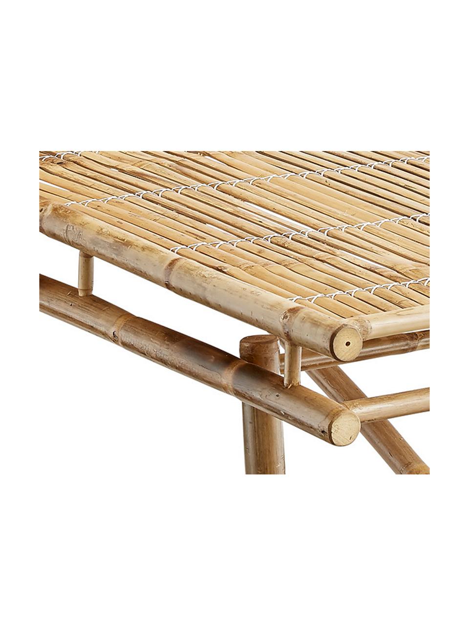 Bambusové záhradné ležadlo Mandisa, Bambus, prírodný, Svetlohnedá, Š 200 x V 30 cm