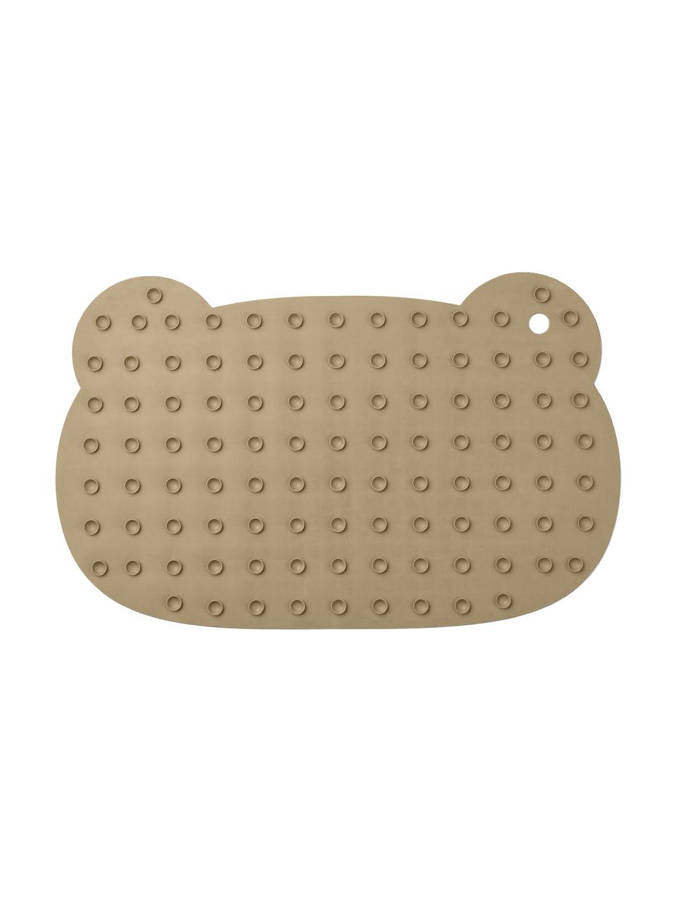 Tappetino da bagno Sailor, Gomma naturale, Beige, Larg. 35 x Lung. 55 cm