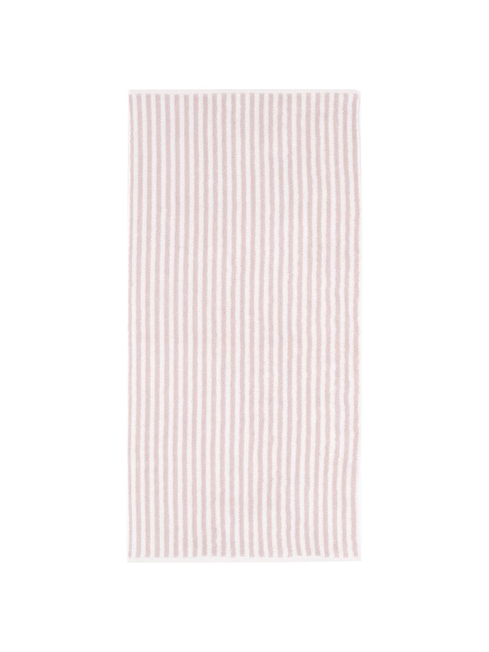 Pruhované ručníky Viola, 2 ks, Růžová, bílá, Ručník, Š 50 cm, D 100 cm, 2 ks