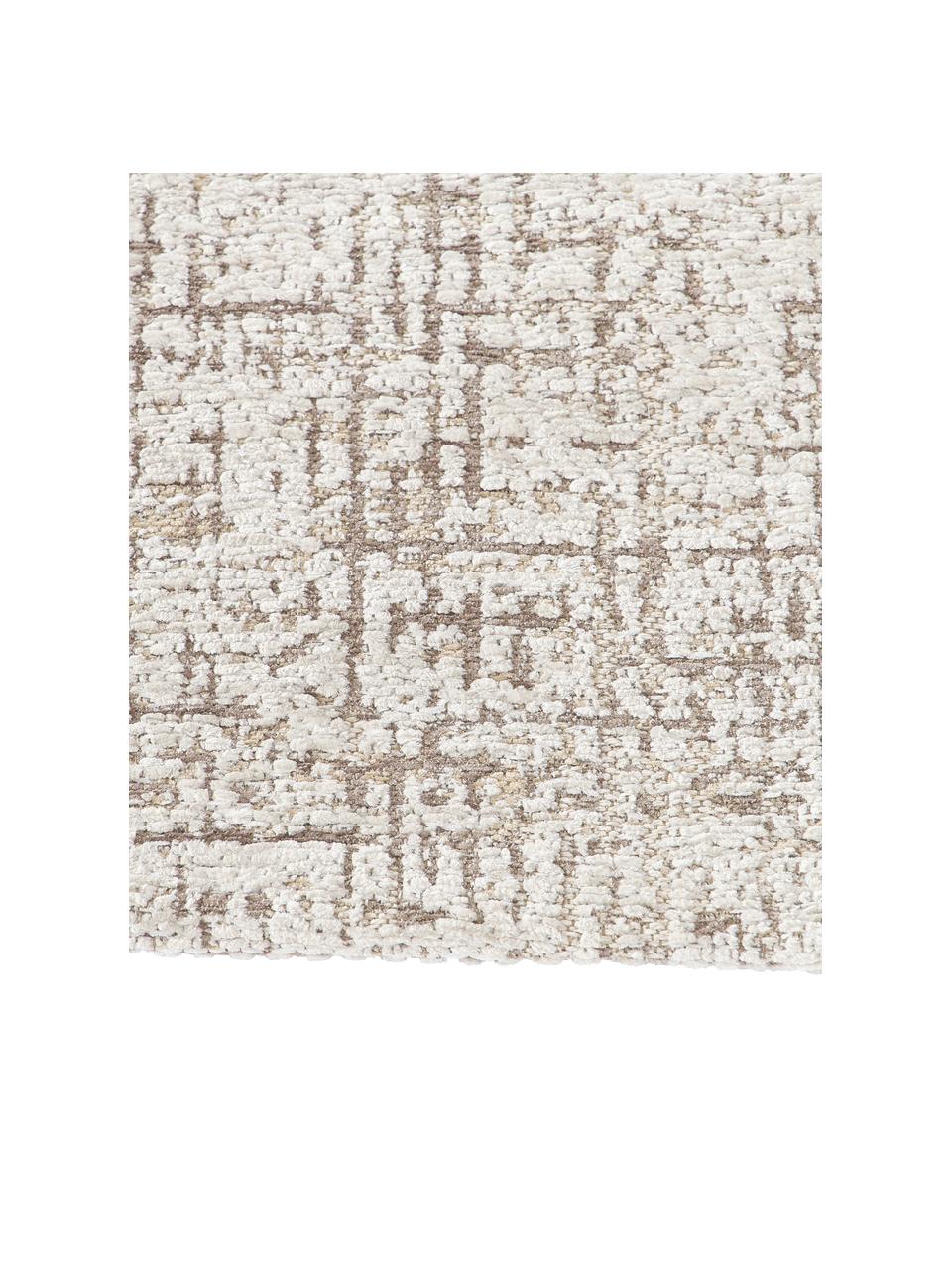 Alfombra Laurence, 70% poliéster, 30% algodón (certificado GRS), Beige, marrón, An 80 x L 150 cm (Tamaño XS)