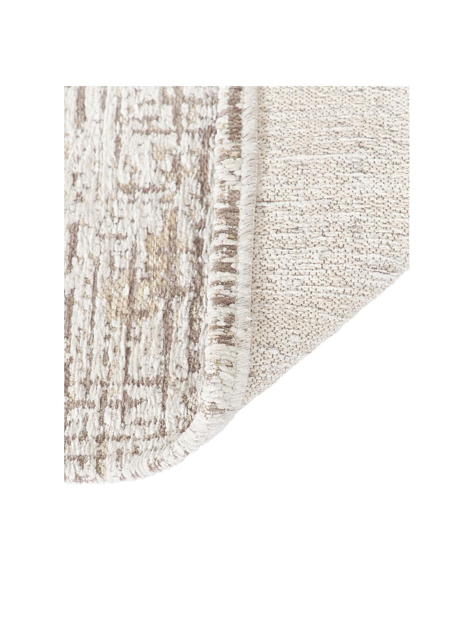 Vloerkleed Yava, 70 % polyester, 30 % katoen, GRS-gecertificeerd, Beige, bruin, B 80 x L 150 cm (maat XS)