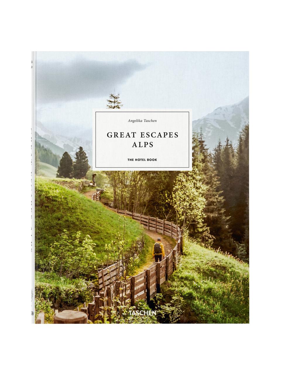 Ilustrovaná kniha Great Escapes Alps, Papier, tvrdá väzba, Alps, Š 24 x V 30 cm