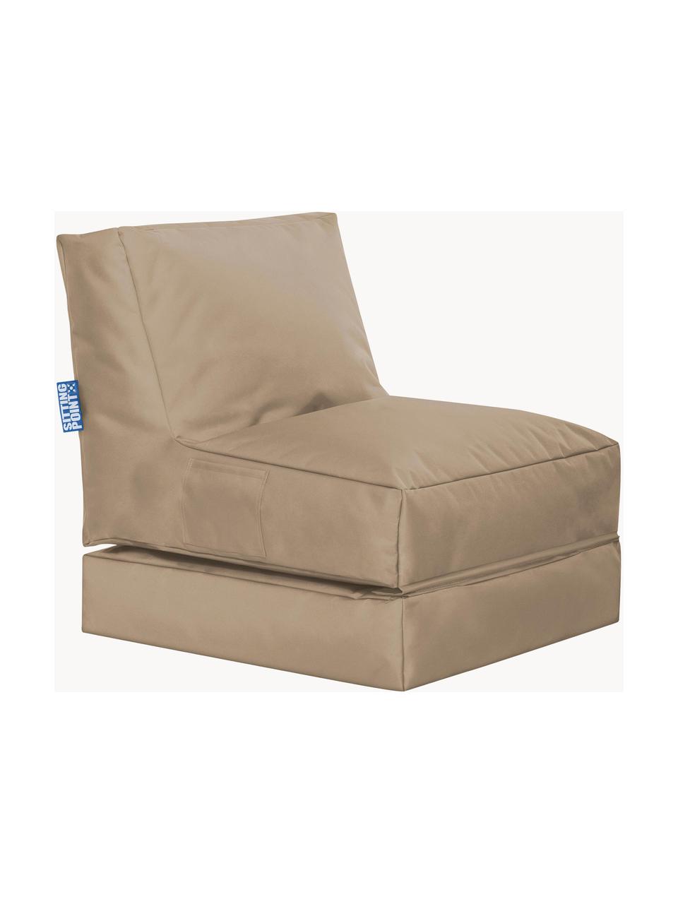 Sillón para exterior Pop Up, reclinable, Tapizado: 100% poliéster Interior c, Tejido beige, An 70 x F 90 cm