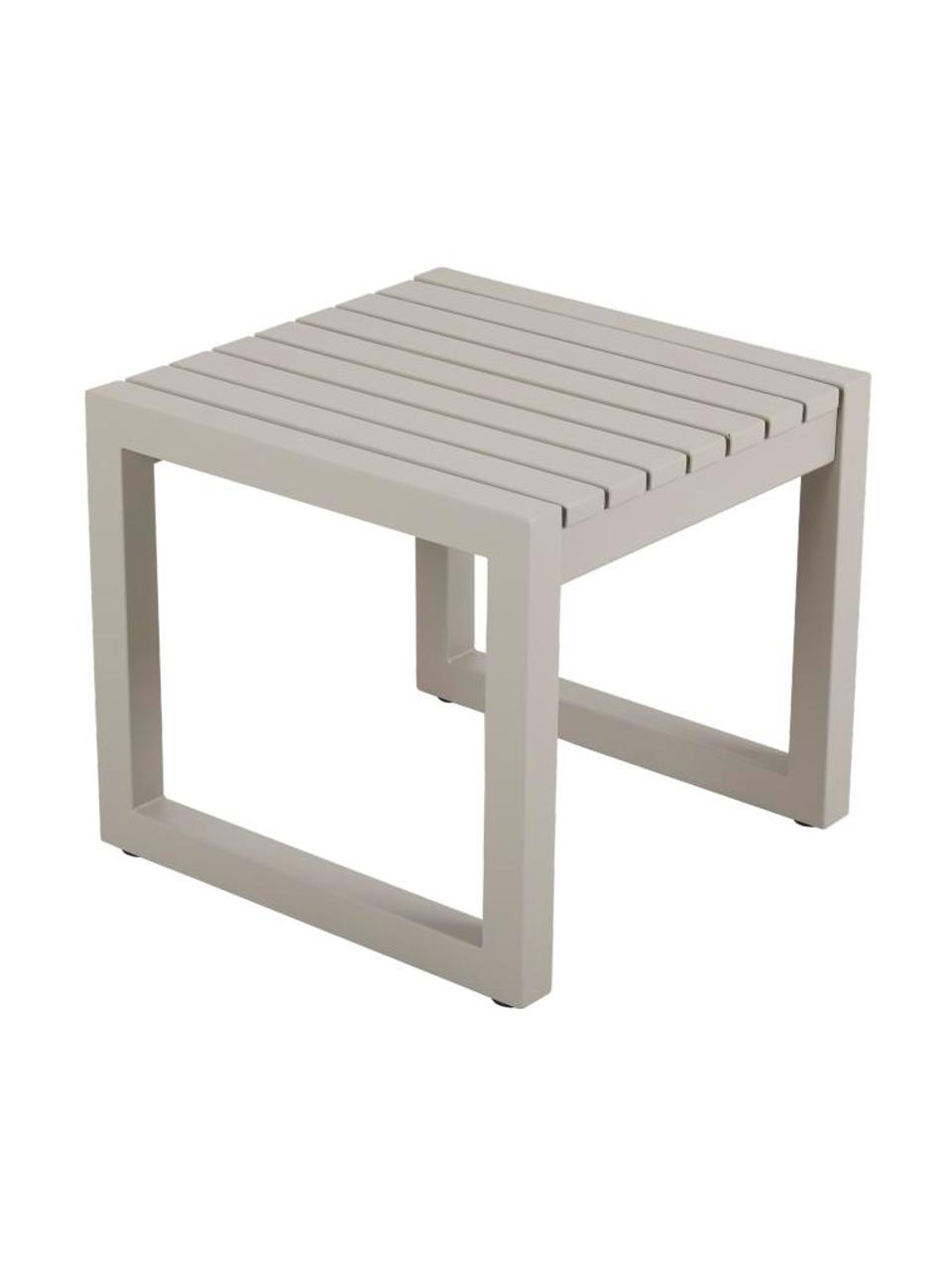 Kovový odkládací stolek Vevi, Potažený kov, Šedá, Š 40 cm, V 40 cm
