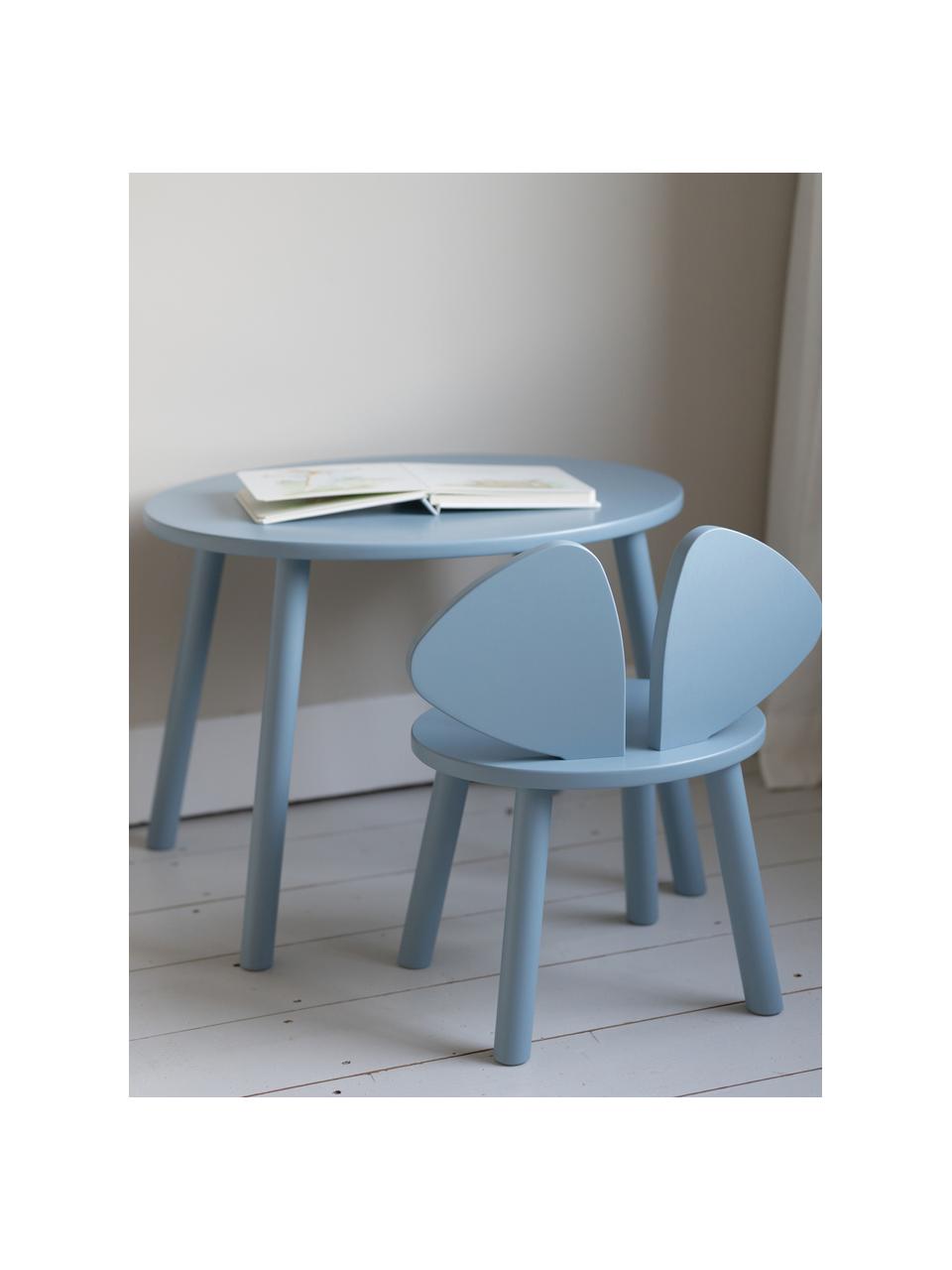 Kindertisch Mouse mit Kinderstuhl, 2er-Set, Birkenholzfurnier, lackiert

Dieses Produkt wird aus nachhaltig gewonnenem, FSC®-zertifiziertem Holz gefertigt., Hellblau, Set mit verschiedenen Größen