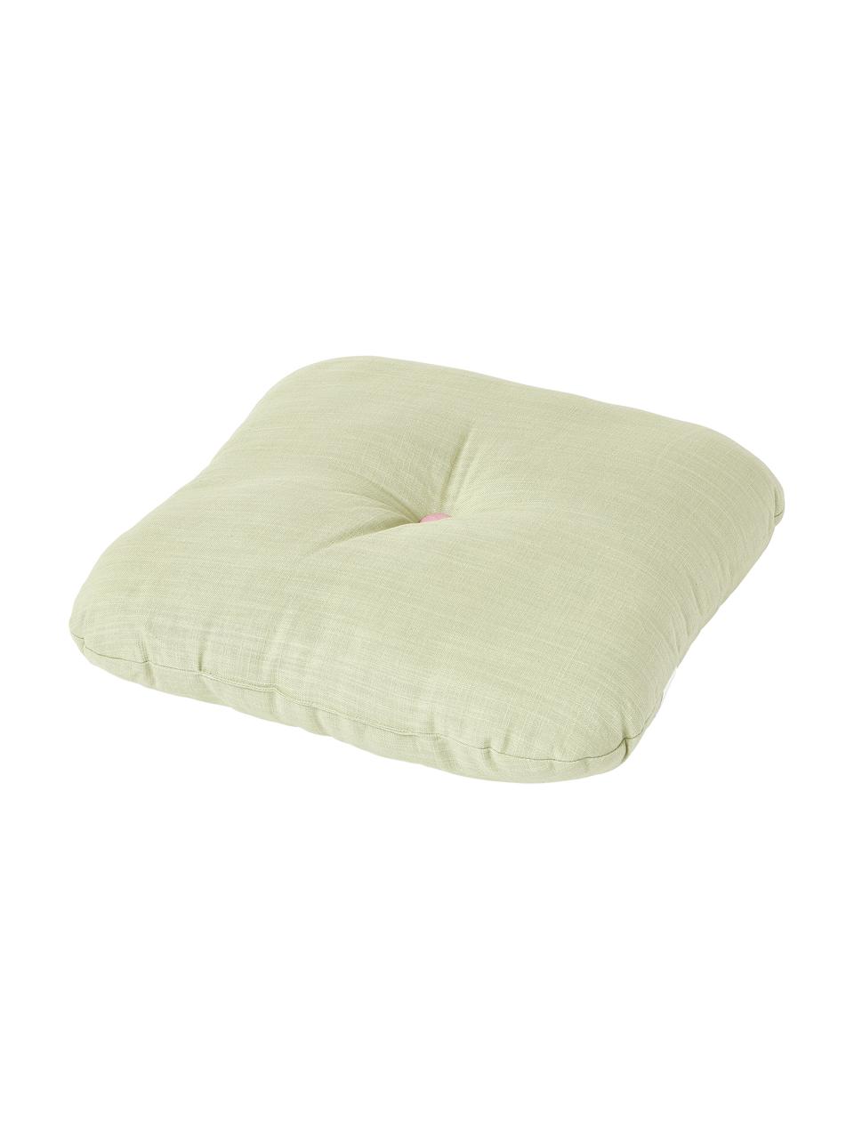 Dekokissen Devi, mit Inlett, Bezug: 100 % Baumwolle, Grün, B 40 x L 40 cm