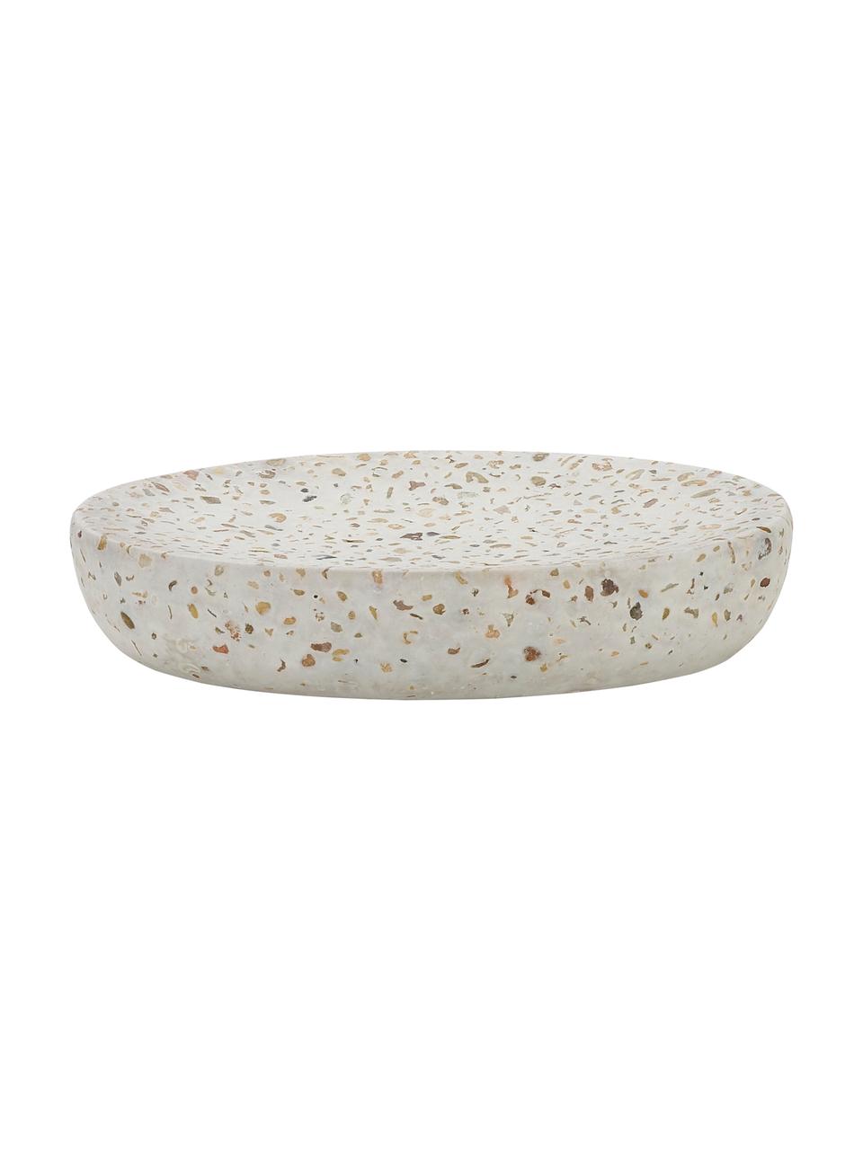 Jabonera Pebble, Terrazo, Beige, An 14 x Al 3 cm