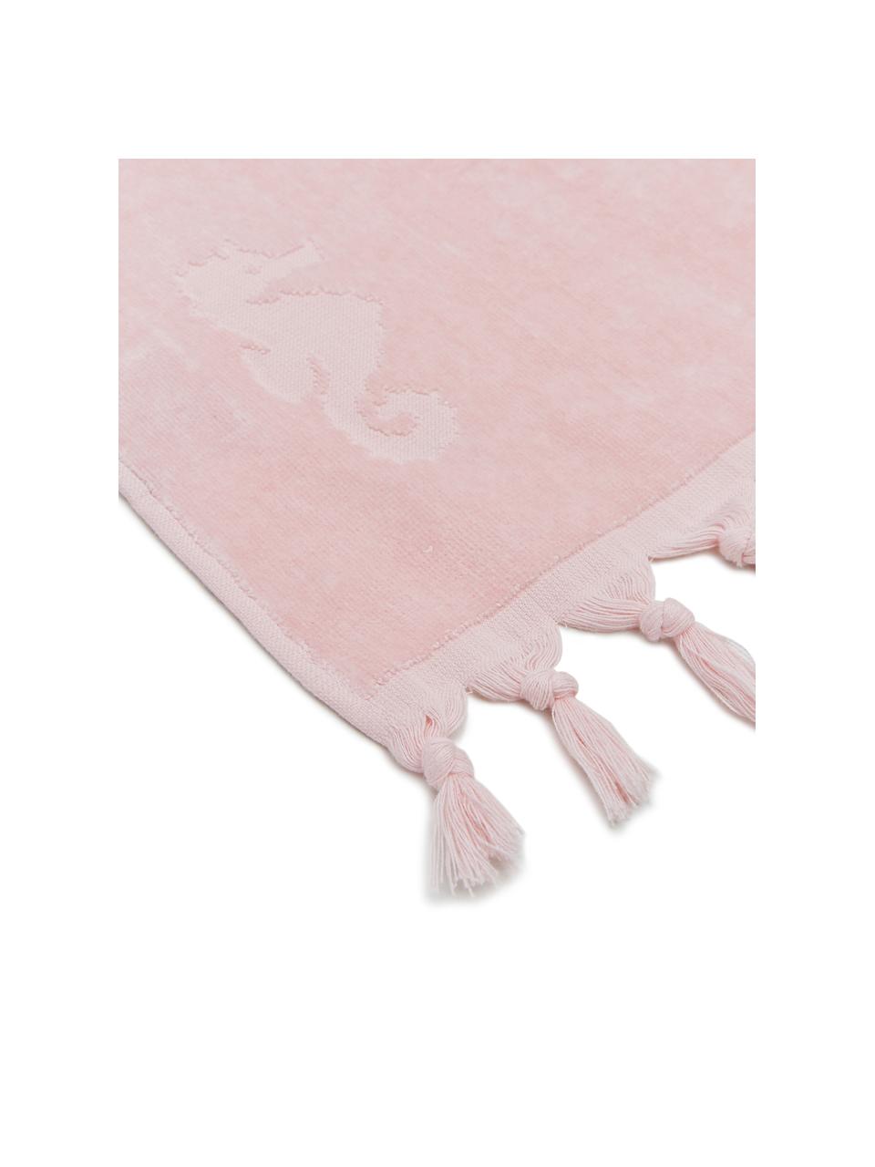 Fouta Lushie, Algodón
Gramaje medio, 355 g/m², Rosa pastel, An 100 x L 180 cm