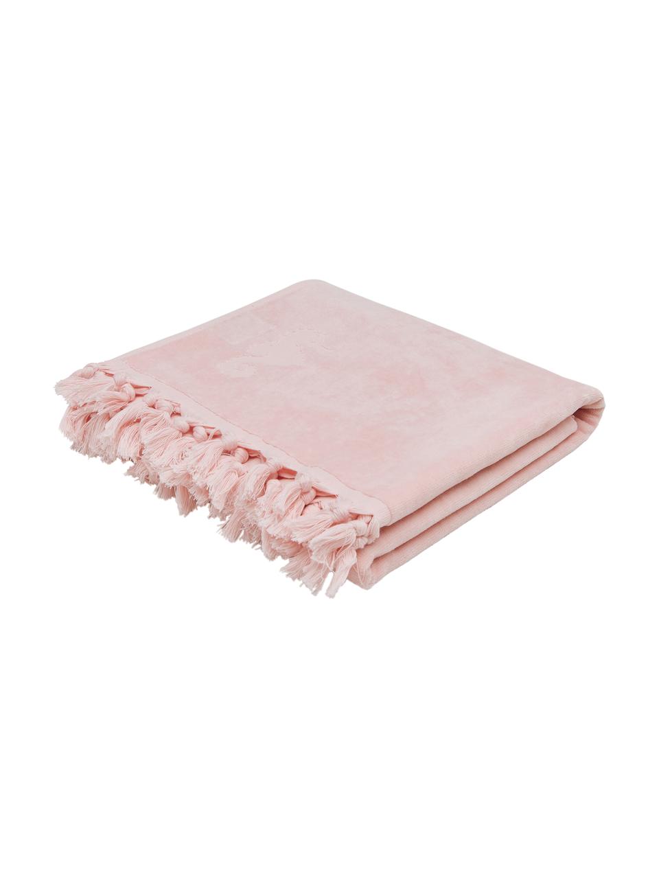 Fouta Lushie, Algodón
Gramaje medio, 355 g/m², Rosa pastel, An 100 x L 180 cm