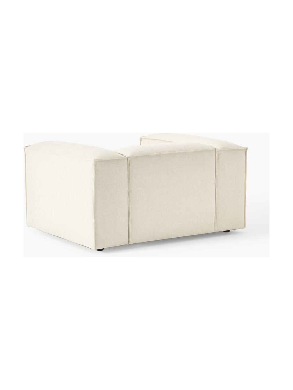 Sillón Lennon, Tapizado: 100% poliéster Alta resis, Estructura: madera de pino maciza, ma, Patas: plástico Este producto es, Tejido Off White, An 130 x F 101 cm