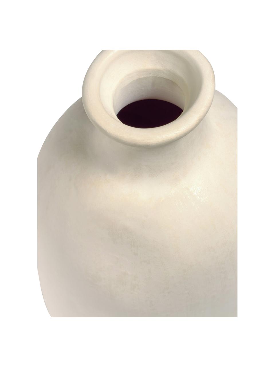 Keramická váza Caetana, Keramika, Béžová, Ø 18 cm, V 32 cm
