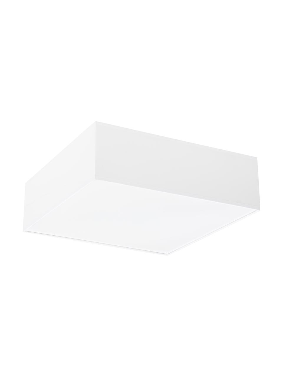 Lampa sufitowa Mitra, Tworzywo sztuczne (PVC), Rama: biały Dyfuzor: biały, S 35 x W 12 cm