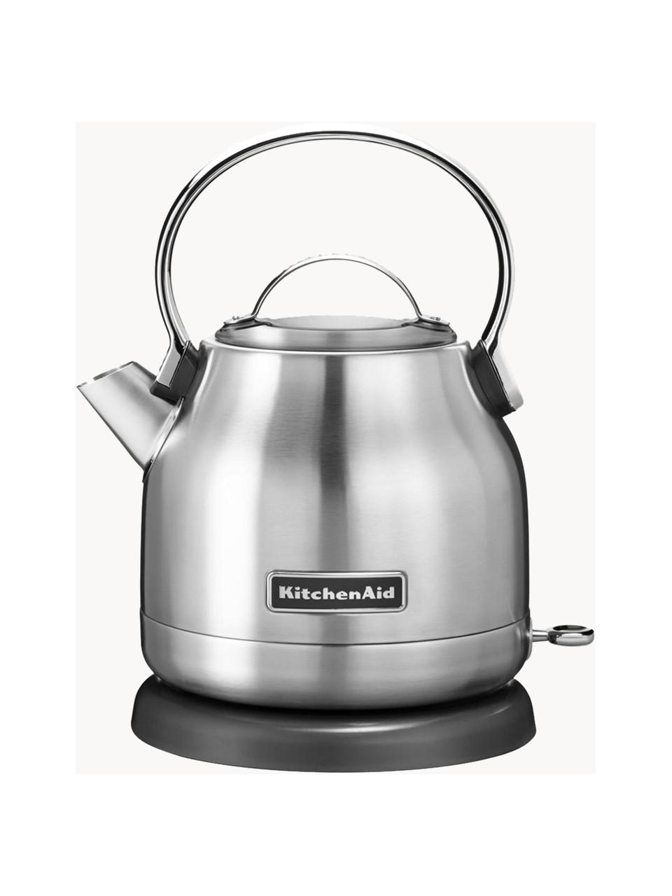 Wasserkocher KitchenAid, 1.25 L, Edelstahl, Silbergrau, glänzend, 1.25 L