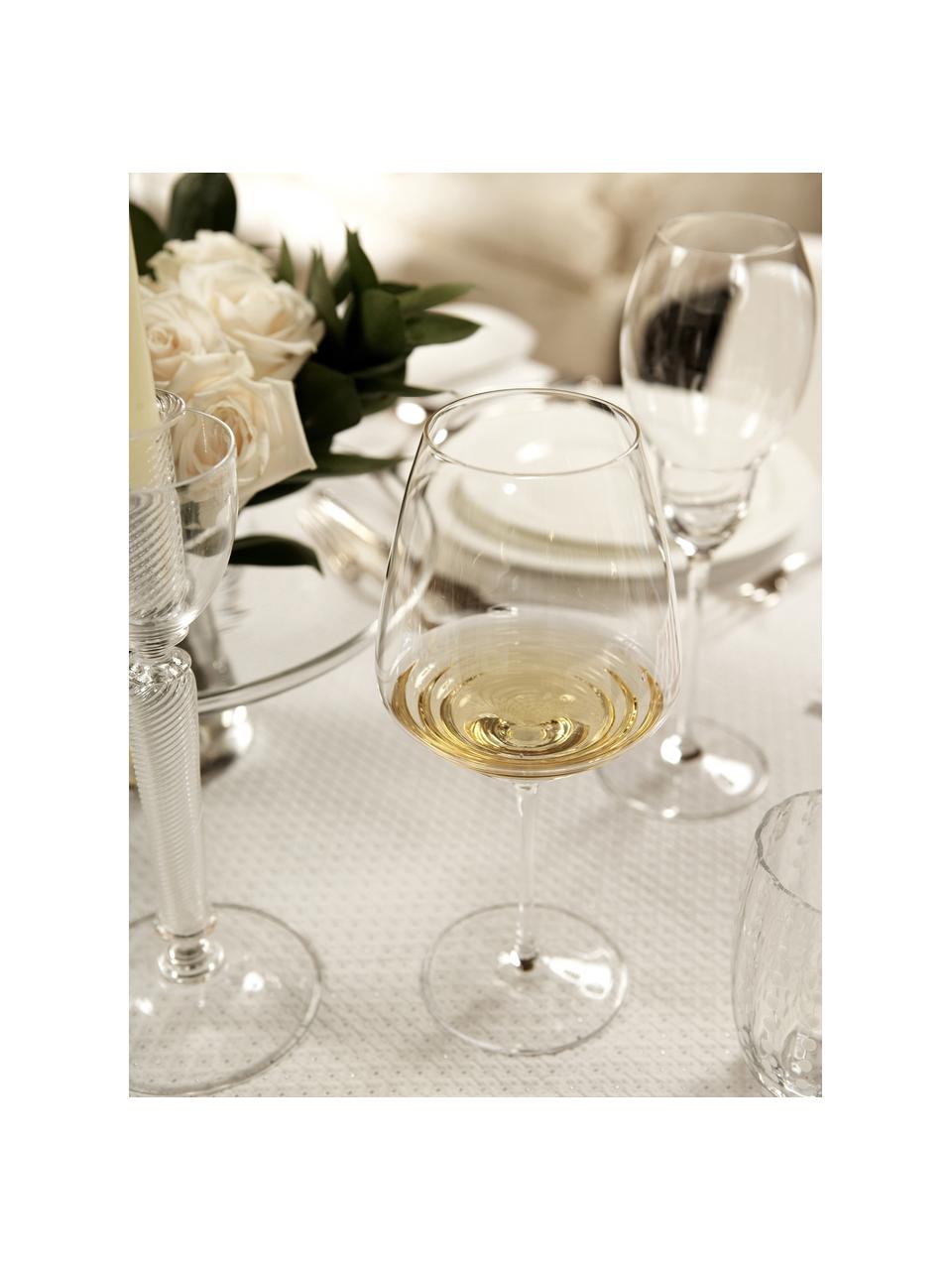 Křišťálové sklenice na víno Esperienze, 2 ks, Křišťálové sklo, Transparentní, Ø 9 cm, V 21 cm, 450 ml