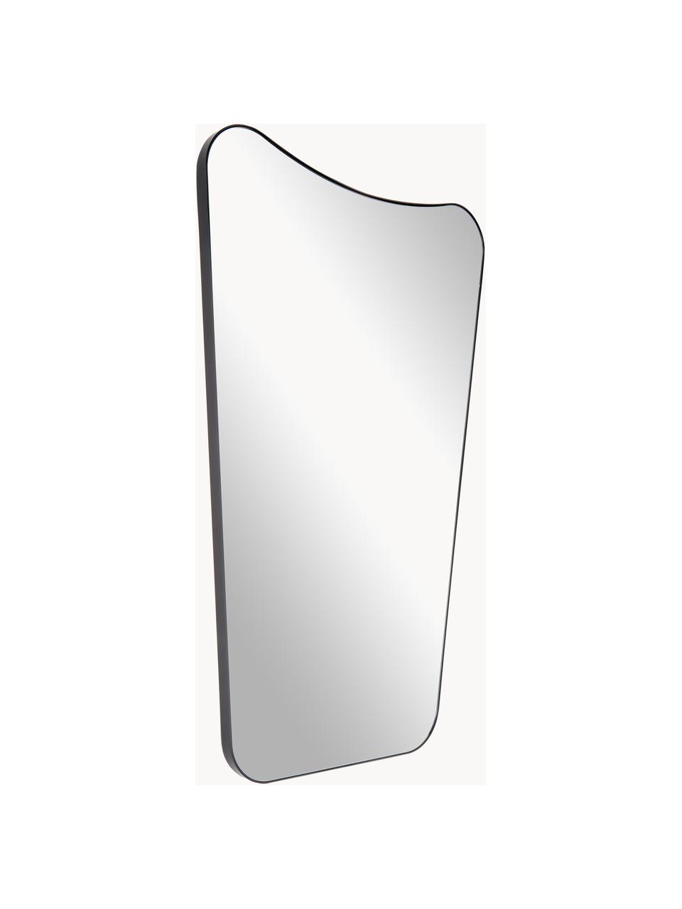 Nástěnné zrcadlo Goldie, Černá, Š 50 cm, V 80 cm