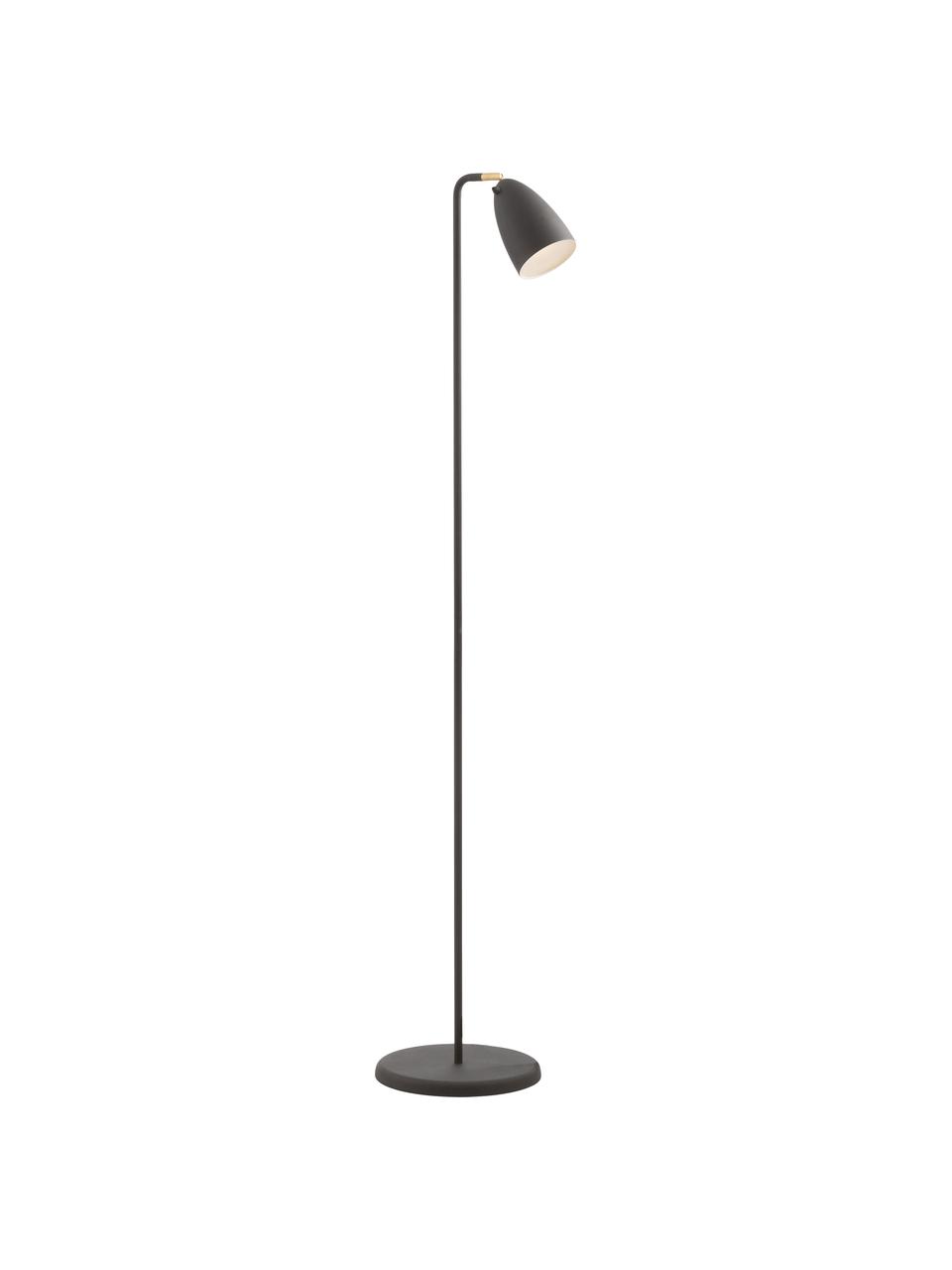 Lampada da terra a LED Nexus 10, Giunto: metallo ottonato, Nero, Ø 26 x Alt. 142 cm