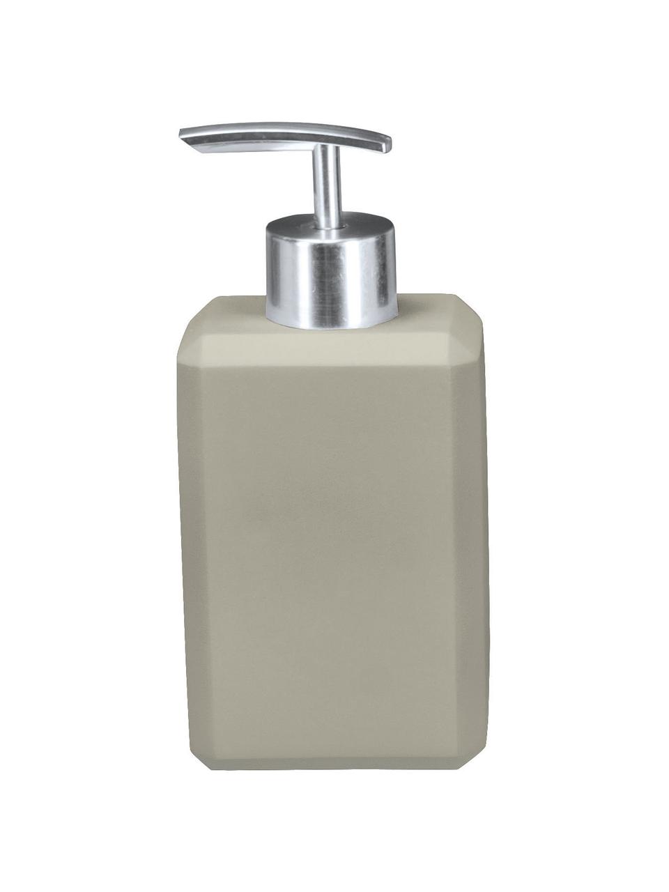 Dispenser sapone in cemento Loft, Testa della pompa: metallo, Grigio, Larg. 8 x Alt. 17 cm