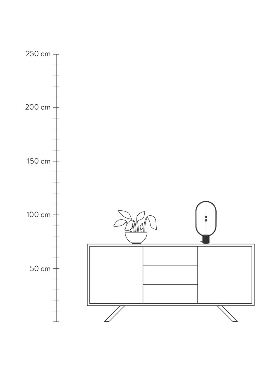 Lampa stołowa LED Heng, Biały, S 20 x W 40 cm