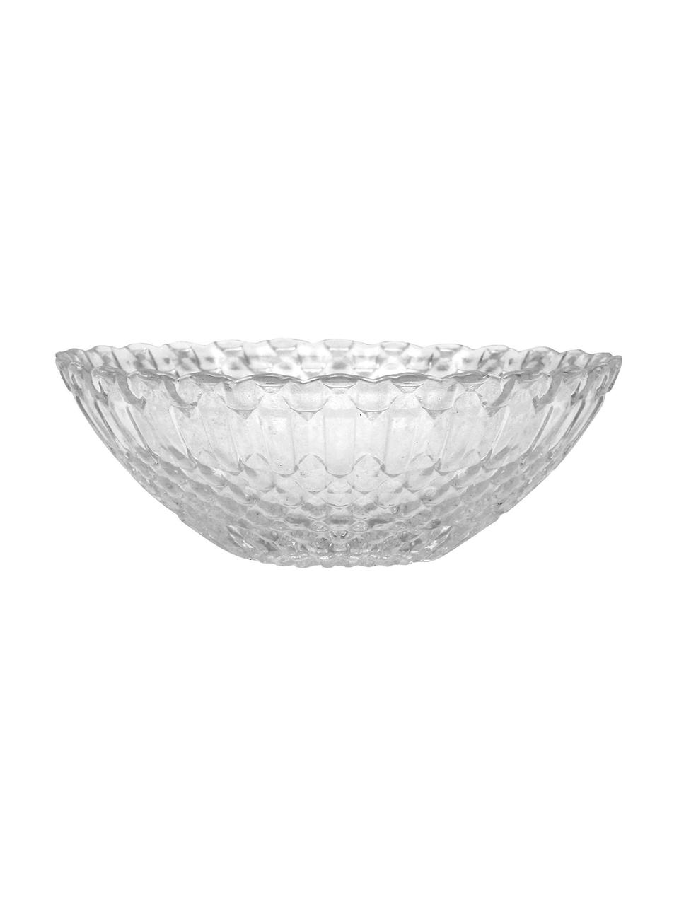 Misa ze szkła Milesia, 2 szt., Szkło, Transparentny, Ø 17 x W 6 cm