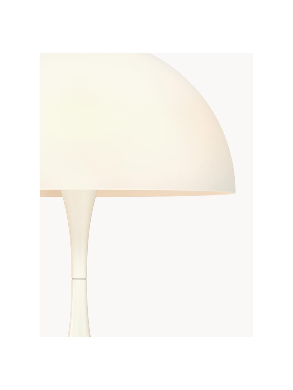 Lampa stołowa LED z funkcją przyciemniania Panthella, W 34 cm, Stelaż: aluminium powlekane, Białe szkło akrylowe, Ø 25 x 34 cm