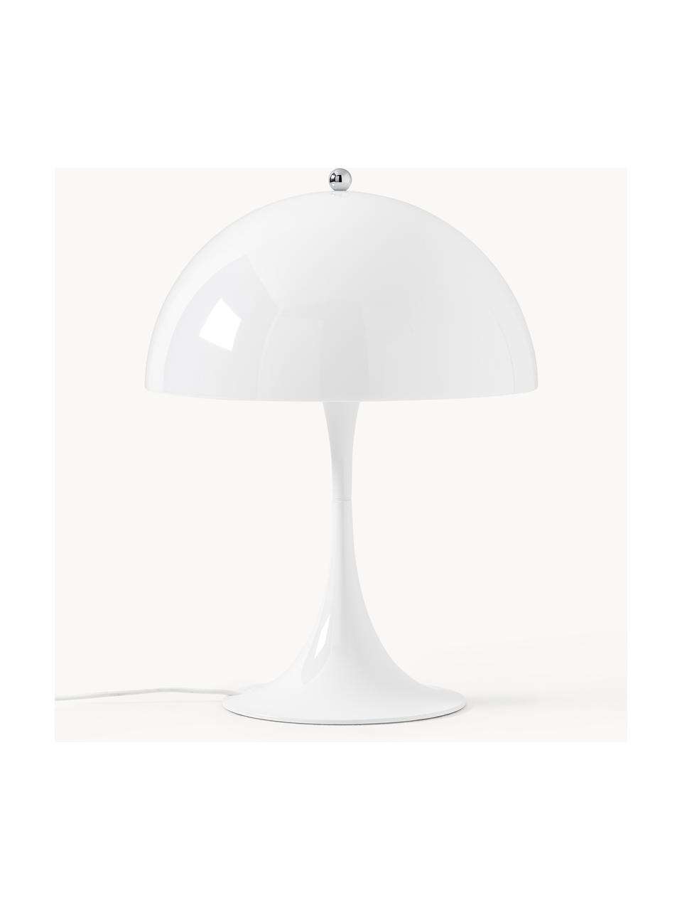 Stmívatelná stolní LED lampa s časovačem Panthella, V 34 cm, Bílá, Ø 25 cm, V 34 cm