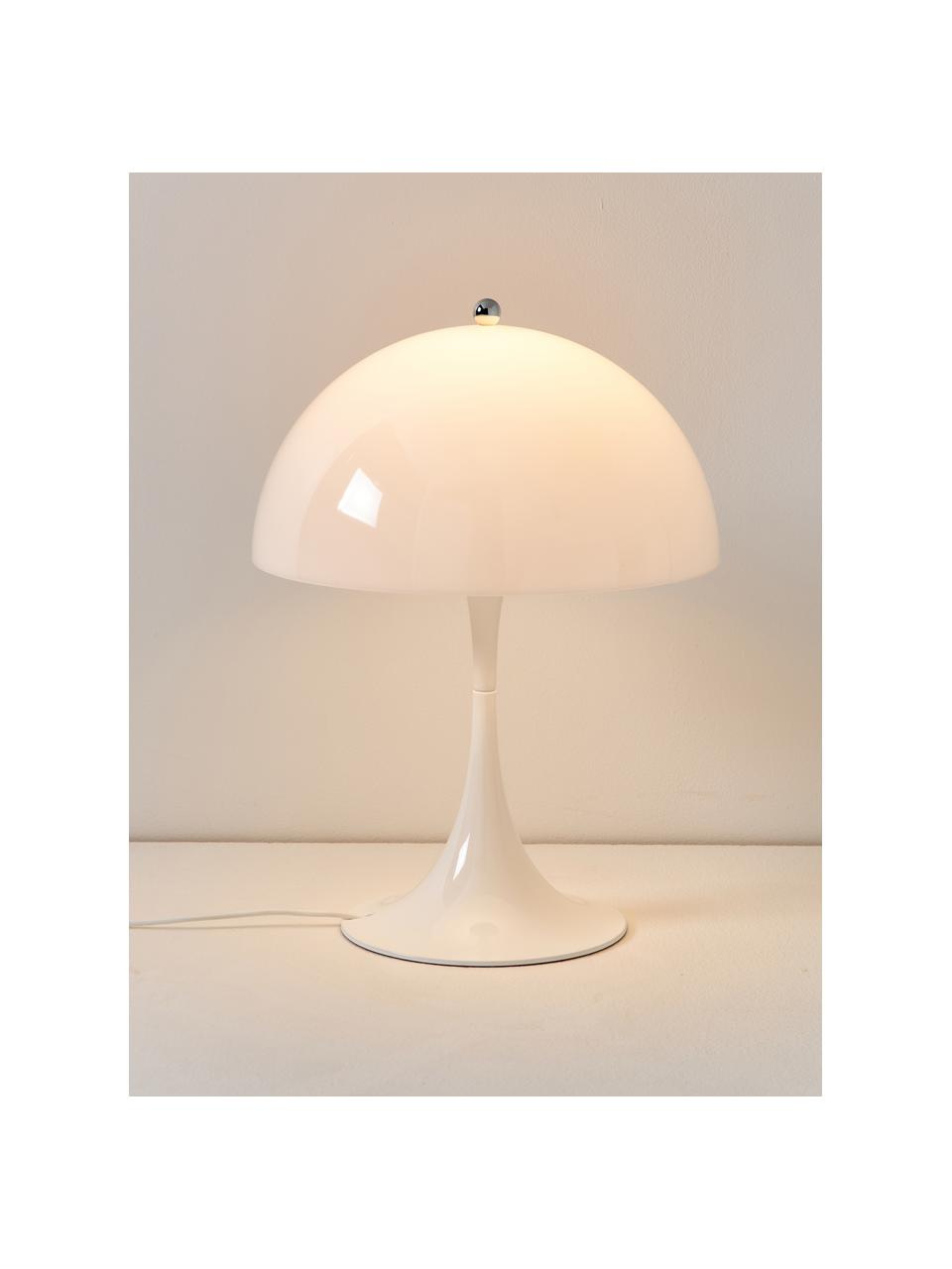 Stmívatelná stolní LED lampa s časovačem Panthella, V 34 cm, Bílá, Ø 25 cm, V 34 cm